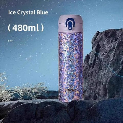 GearMoor Pure Titanium Cold Drink Travel Mug | Flip-Top Lid | 11.8 & 16.2 oz