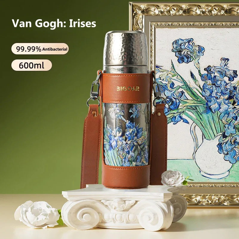 GearMoor Van Gogh Titanium Cup | Iced Drink Gift for Girls | 20.3 oz