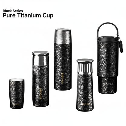 BigCar Black Series Pure Titanium Cup White Background