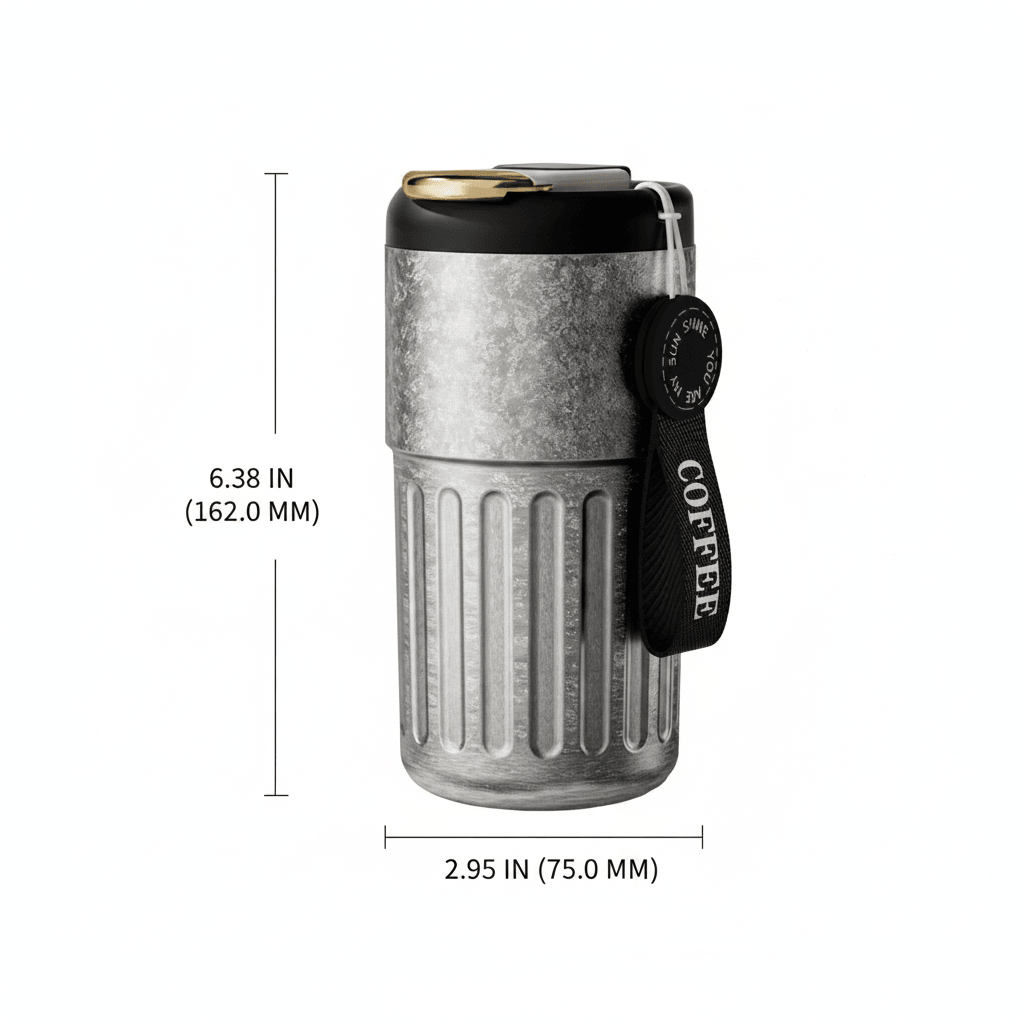 GearMoor Smart Travel Mug - Gift Box and Pouch Packaging
