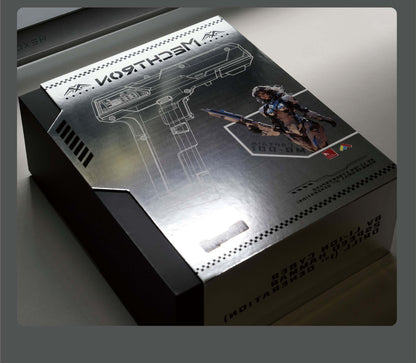 【Cyber Gift】Mecha Universe Esports Desk for Guys: Trendy Gift with AI Smart Drill for Screw Removal and Hole Drilling