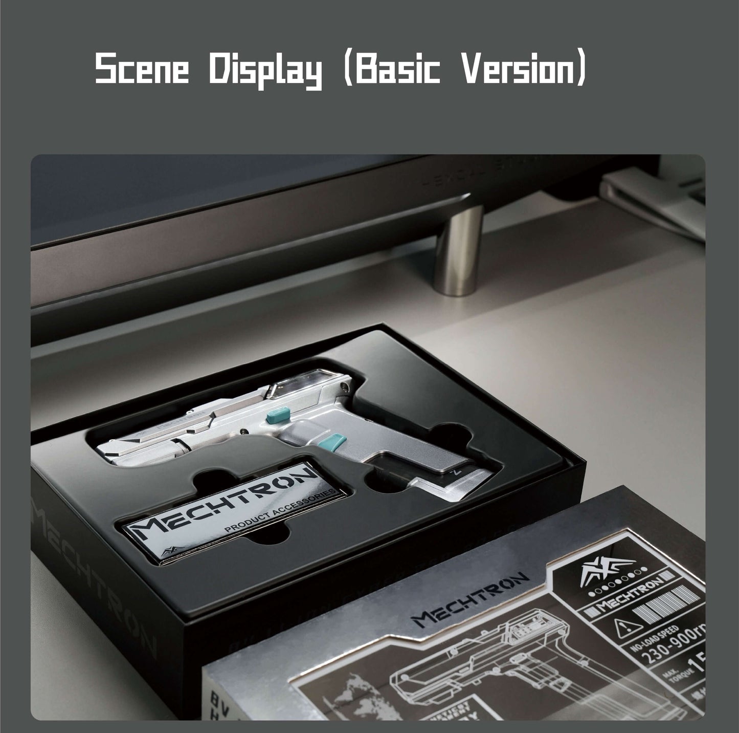 【Cyber Gift】Mecha Universe Esports Desk for Guys: Trendy Gift with AI Smart Drill for Screw Removal and Hole Drilling