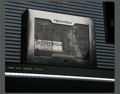 【Cyber Gift】Mecha Universe Esports Desk for Guys: Trendy Gift with AI Smart Drill for Screw Removal and Hole Drilling