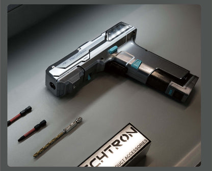 【Cyber Gift】Mecha Universe Esports Desk for Guys: Trendy Gift with AI Smart Drill for Screw Removal and Hole Drilling