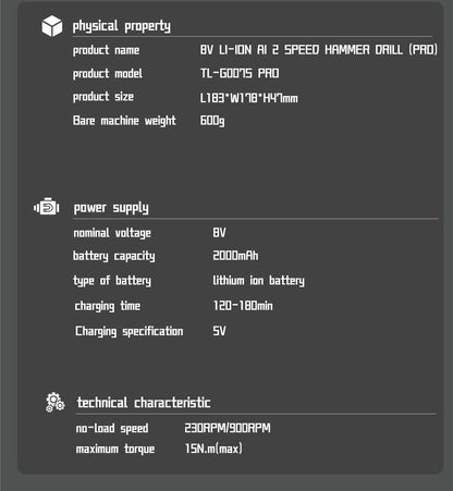 【Cyber Gift】Mecha Universe Esports Desk for Guys: Trendy Gift with AI Smart Drill for Screw Removal and Hole Drilling