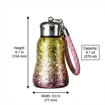 GearMoor Luxury Titanium Pocket Tumbler | Compact Insulated Cold Cup | 9.1 oz