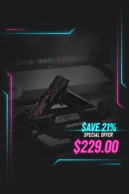 Mecha Universe G2PRO Brushless Pistol Drill Esports Desk Promotional Poster