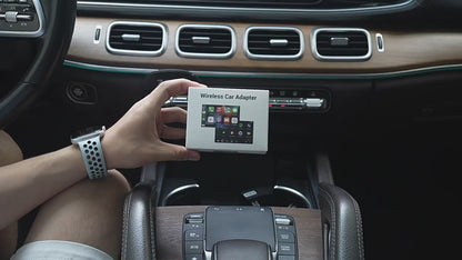 2025 New Metal Mirror Finish CarPlay Adapter CarPlay & Android Auto Dual-Function Adapter