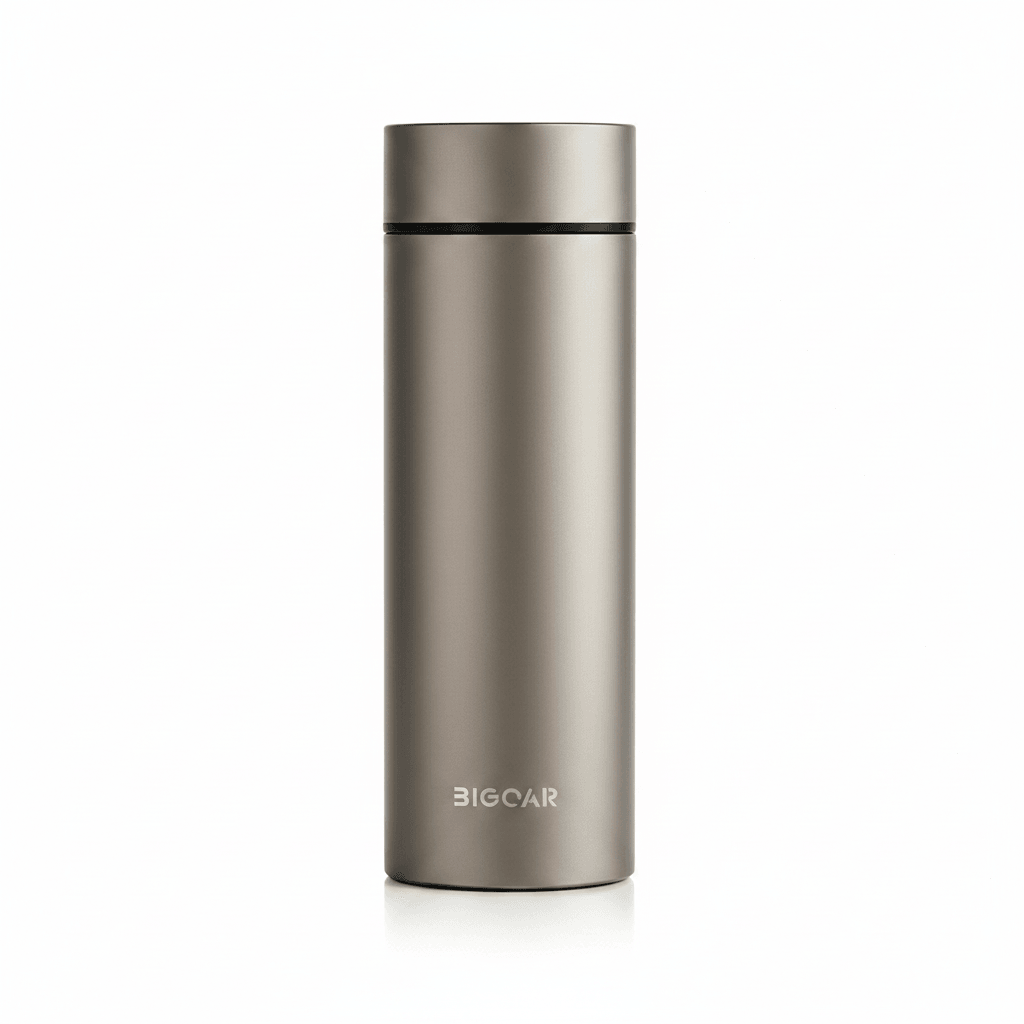 BigCar BC-6822 Pure Titanium Insulated Cup - White Background Studio Shot